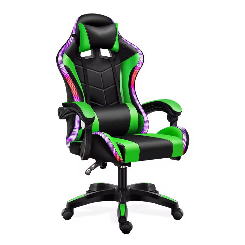 Silla Gamer Verde RGB - Imagen 2