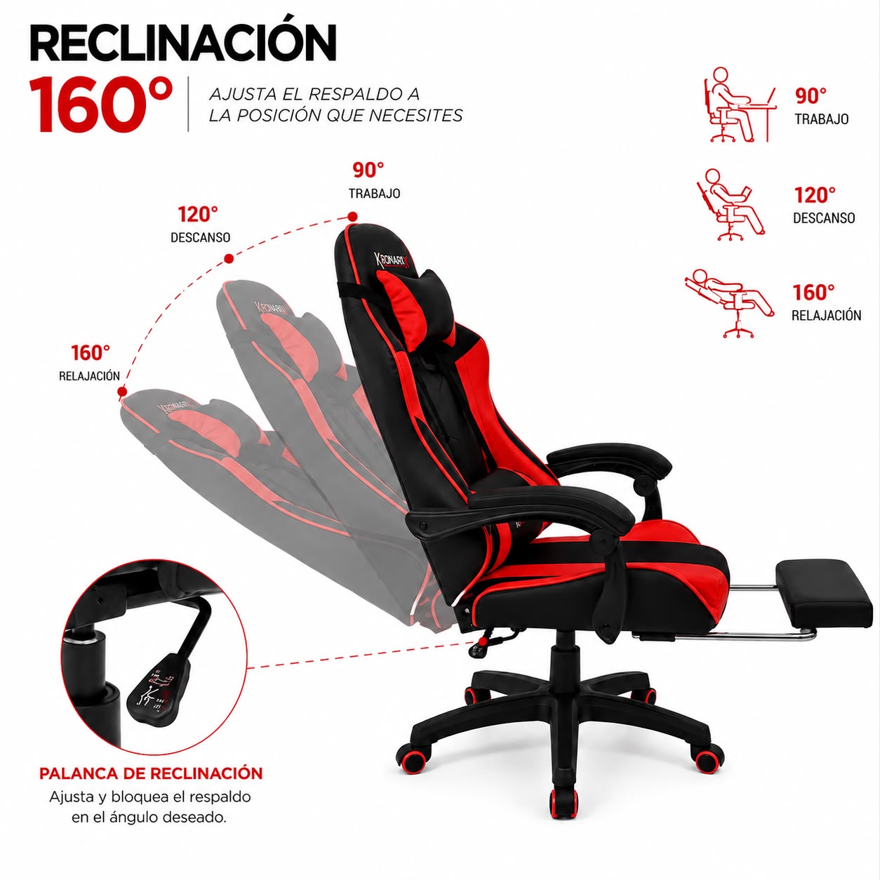 Sillas Gamer Kronarix GT-600 - Imagen 5