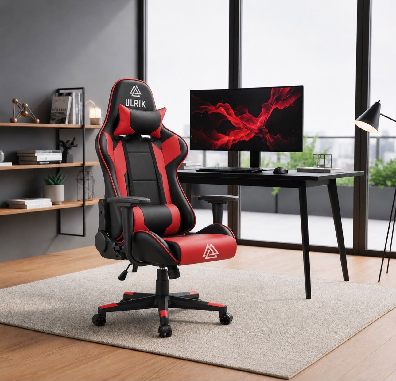Silla gamer ULRIK roja